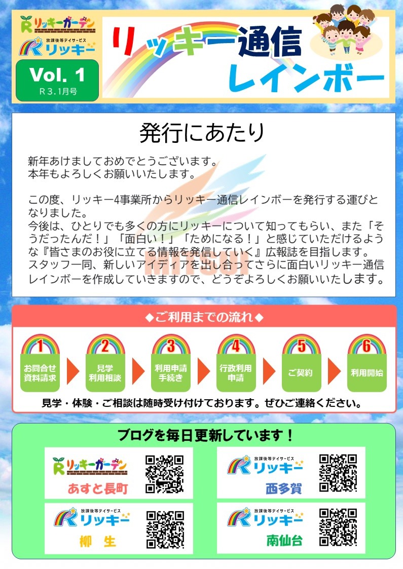 リッキー西多賀 リッキー柳生 リッキー南仙台 リッキー角田 ページ 3 仙台市太白区 角田市の放課後等デイサービス